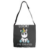 look i've created a unicorn Adjustable Strap Totes