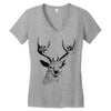 moose Women's V-Neck T-Shirt