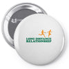long distance relationship Pin-back button