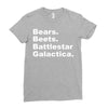 bears, beets, battlestar galactica Ladies Fitted T-Shirt