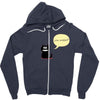 you smile Zipper Hoodie