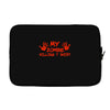 my zombie killing t shirt Laptop sleeve
