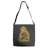 our lady of guacamole Adjustable Strap Totes