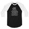 i don't run 3/4 Sleeve Shirt