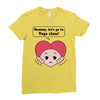 Mommy, Let's Go to Yoga Class! Ladies Fitted T-Shirt