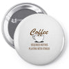 coffee required Pin-back button