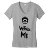 witness me Women's V-Neck T-Shirt