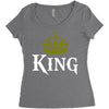 king Women's Triblend Scoop T-shirt
