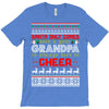 santa only comes once a year grandpa is always here to cheer T-Shirt
