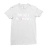 happy monday Ladies Fitted T-Shirt