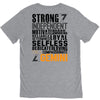Strong Independent Motivated Gemini V-Neck Tee