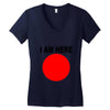 i am here Women's V-Neck T-Shirt