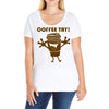coffee yay Ladies Curvy T-Shirt