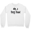 number one dog dad Crewneck Sweatshirt