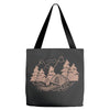 Camping Red Tote Bags