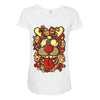 deer and monster Maternity Scoop Neck T-shirt