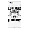 Legends Are Born In February iPhone 6 Plus/6S Plus Case