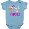 drink up witches Baby Bodysuit
