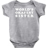 world's okayest sister Baby Onesie
