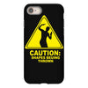 caution shapes being thrown printed iPhone 8