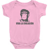 viva la evolucion Baby Bodysuit