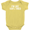 tired af sleeper Baby Bodysuit