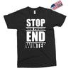 stop snow pression end winter funny Exclusive T-shirt