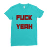 fuck yeah Ladies Fitted T-Shirt