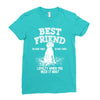 Best Friend  Beagle Ladies Fitted T-Shirt
