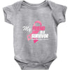 My Friend Is A Survivor Baby Onesie