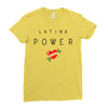 latina power with cute heart Ladies Fitted T-Shirt