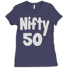 nifty 50 Ladies Fitted T-Shirt