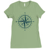 compass sun Ladies Fitted T-Shirt