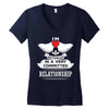 I Am Actually In A Very Commited Relationship Women's V-Neck T-Shirt