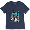 cool owl V-Neck Tee