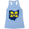 ohio for michigan Racerback Tank