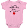 happy valentine day honey Baby Bodysuit