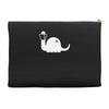 apatosaurus white Accessory Pouches