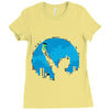 bat signal Ladies Fitted T-Shirt