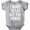 i want to eat all the things Baby Onesie