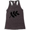 daun hitam Racerback Tank