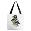 many colors  snake Tote Bags