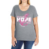 we have this hope breast cancer awareness Ladies Curvy T-Shirt