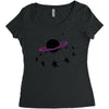 Saturn Swing Women's Triblend Scoop T-shirt