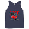 niece i wear a red heart ribbon Tank Top