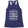And 8th Day God Look Down So God Made A Aquarius Girl Racerback Tank
