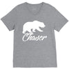 Bear Chaser V-Neck Tee