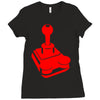 joystick game Ladies Fitted T-Shirt