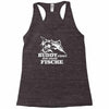 buddy f&auml;ngt nur gro&szlig;e fische funny Racerback Tank