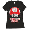 i don't wanna grow up Ladies Fitted T-Shirt